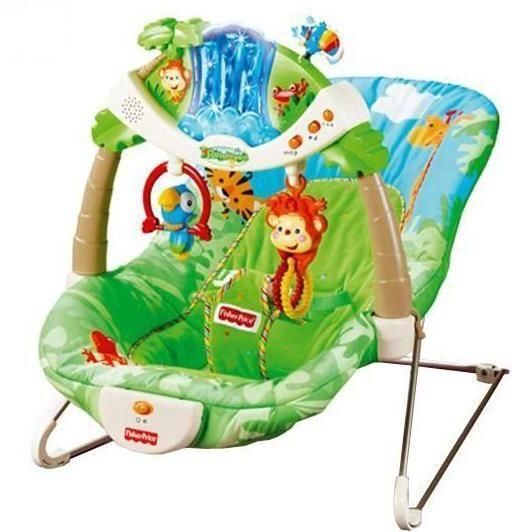 Шезлонг стульчик fisher price